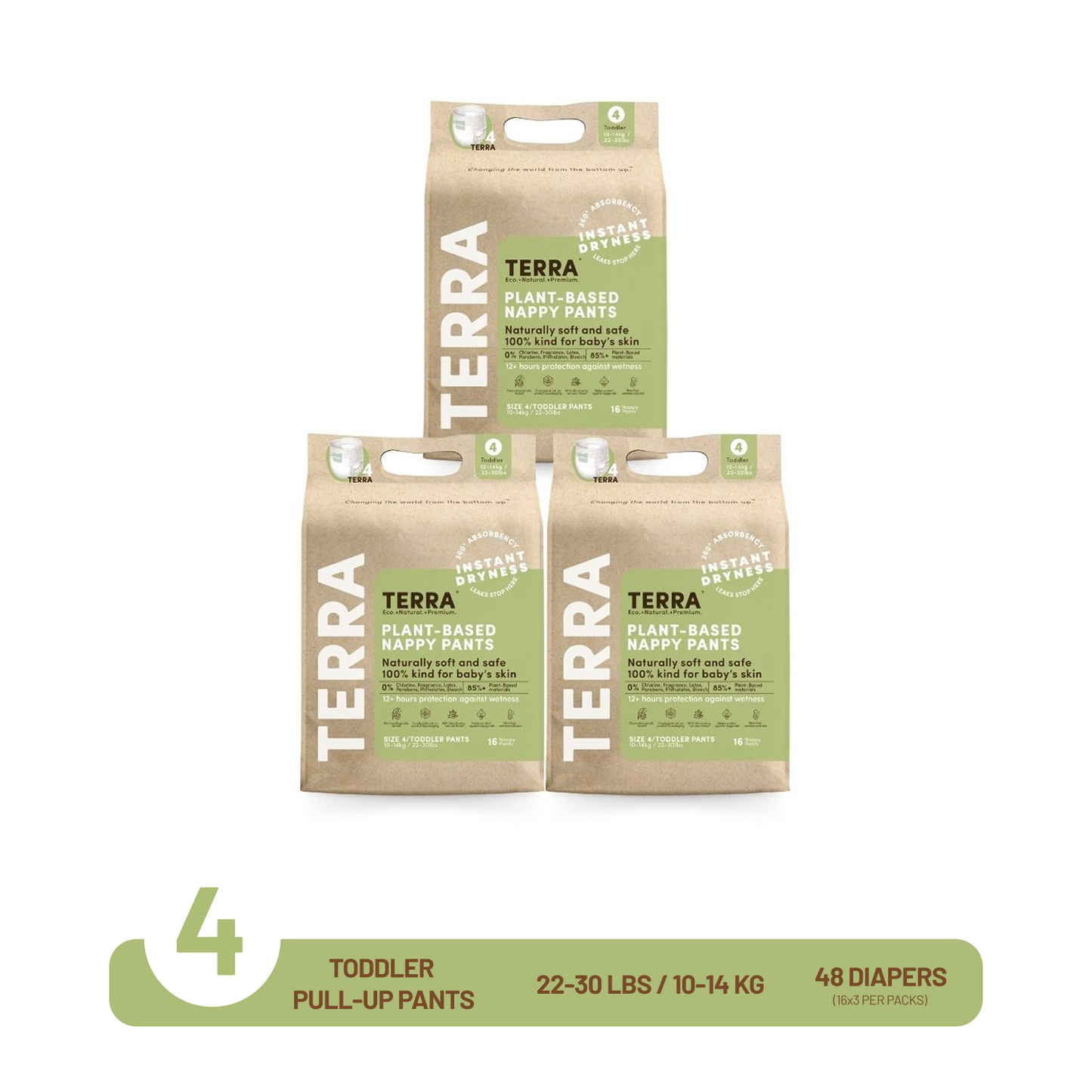 Terra Plant-Based Eco Premium Diaper Pants
