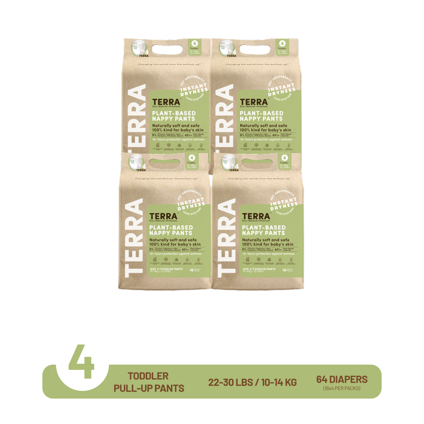 Terra Plant-Based Eco Premium Diaper Pants