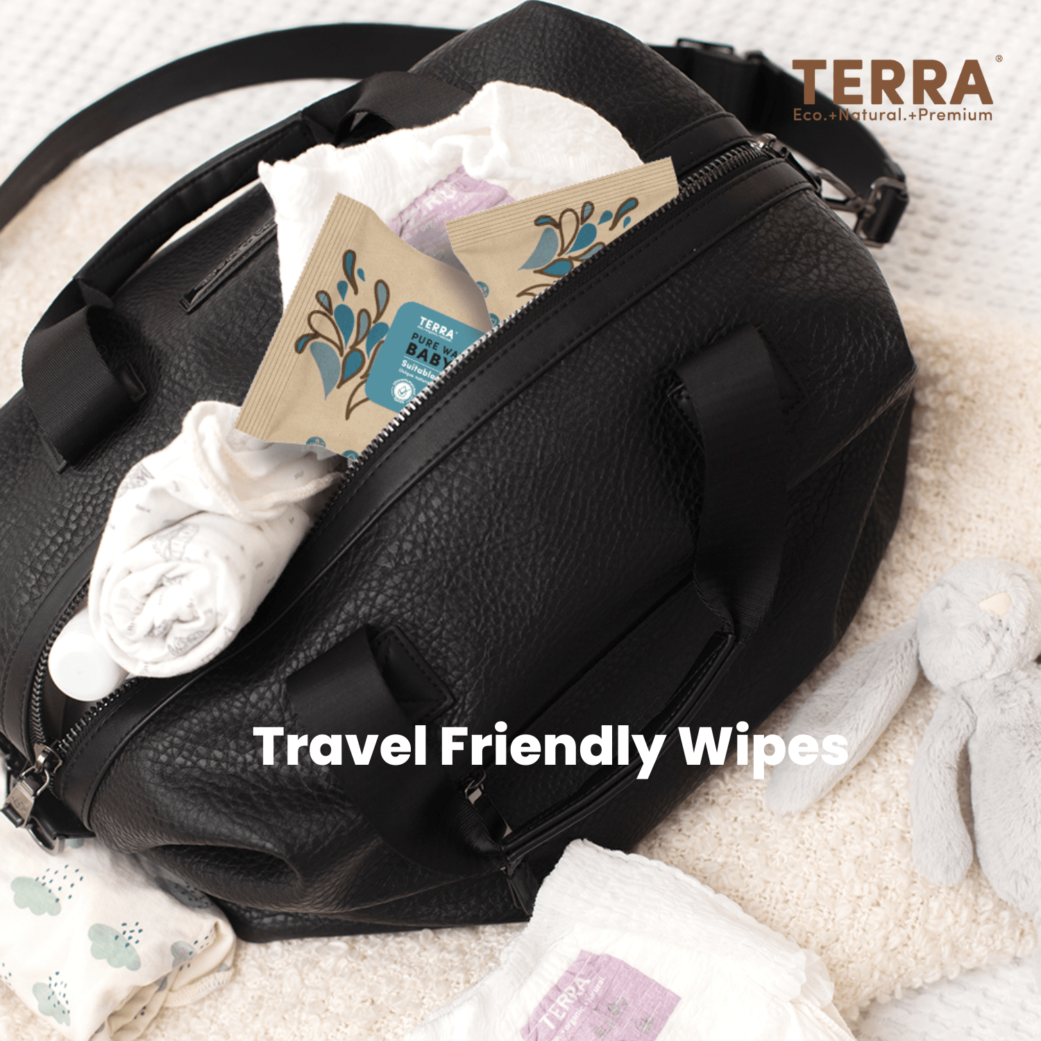 Pure Water Baby Wipes Travel Pack 24s - Terra Middle East