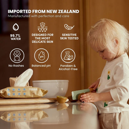 Terra Bamboo Baby Wipes - 70s - Terra Middle East