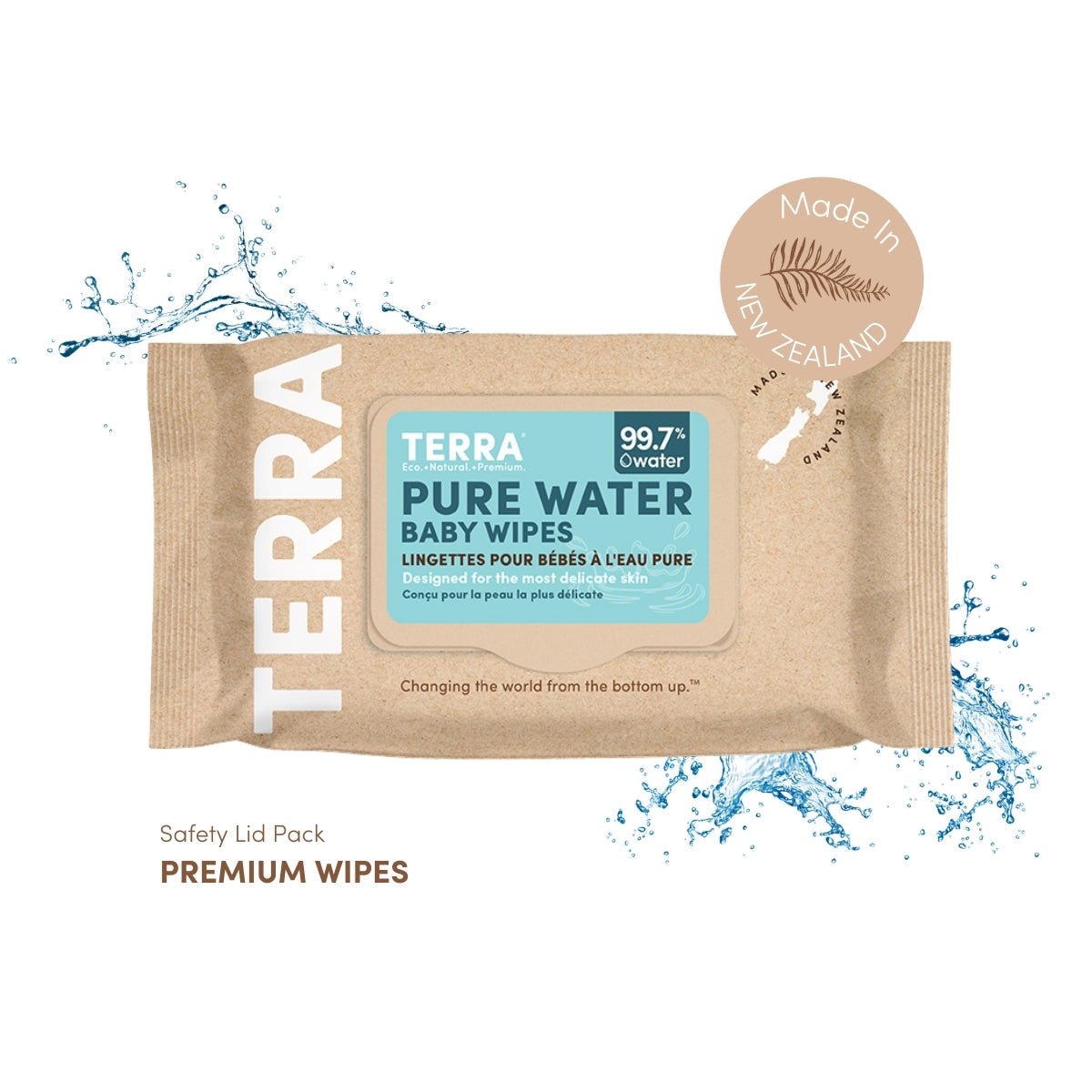 Terra Bamboo Baby Wipes - 70s - Terra Middle East