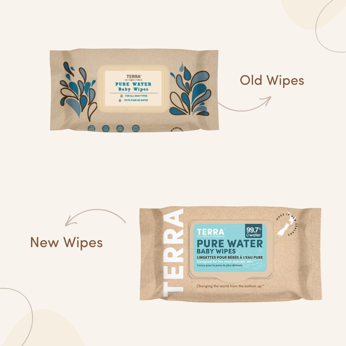Terra Bamboo Baby Wipes - 70s - Terra Middle East
