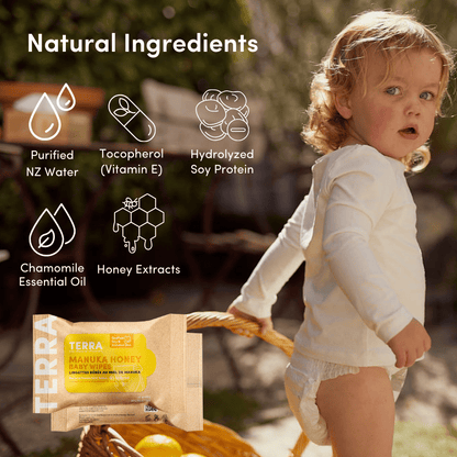 TERRA Bamboo Baby Wipes - Mini Pack 10s - Terra Middle East