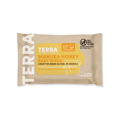 TERRA Bamboo Baby Wipes - Mini Pack 10s - Terra Middle East