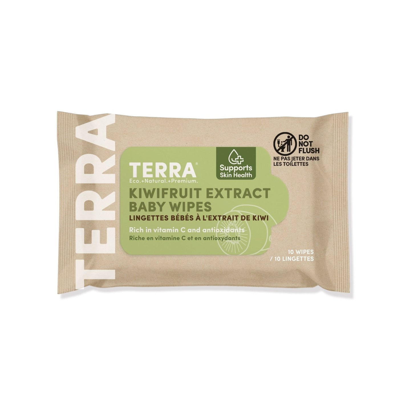 TERRA Bamboo Baby Wipes - Mini Pack 10s - Terra Middle East