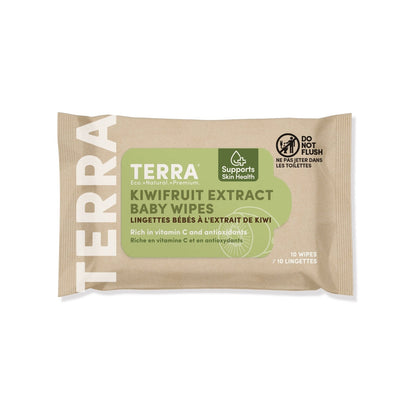 TERRA Bamboo Baby Wipes - Mini Pack 10s - Terra Middle East