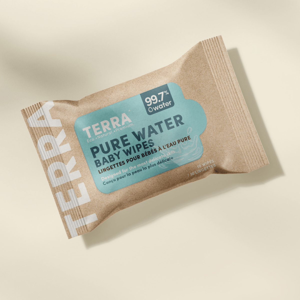 TERRA Bamboo Baby Wipes - Mini Pack 10s - Terra Middle East