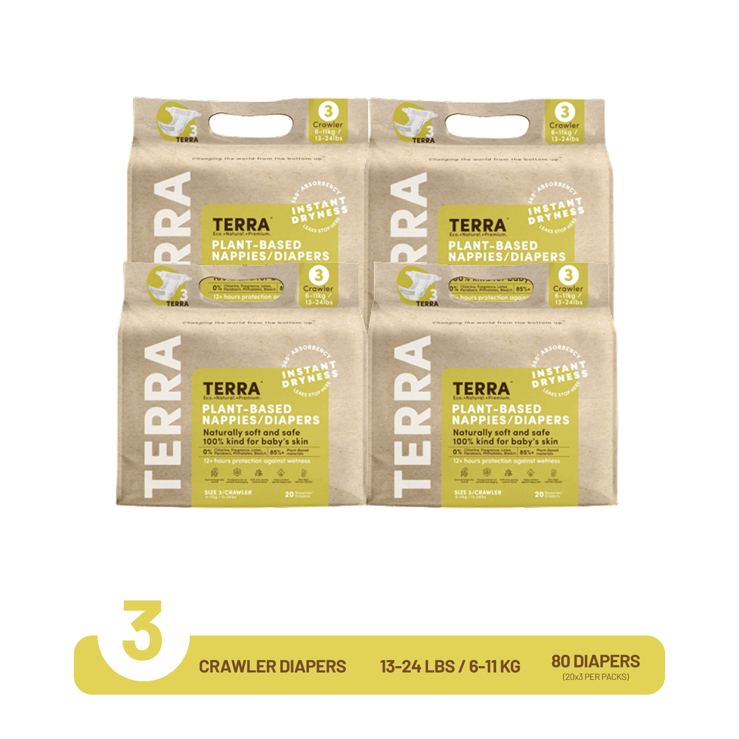 Terra Eco Premium Diaper - Terra Middle East