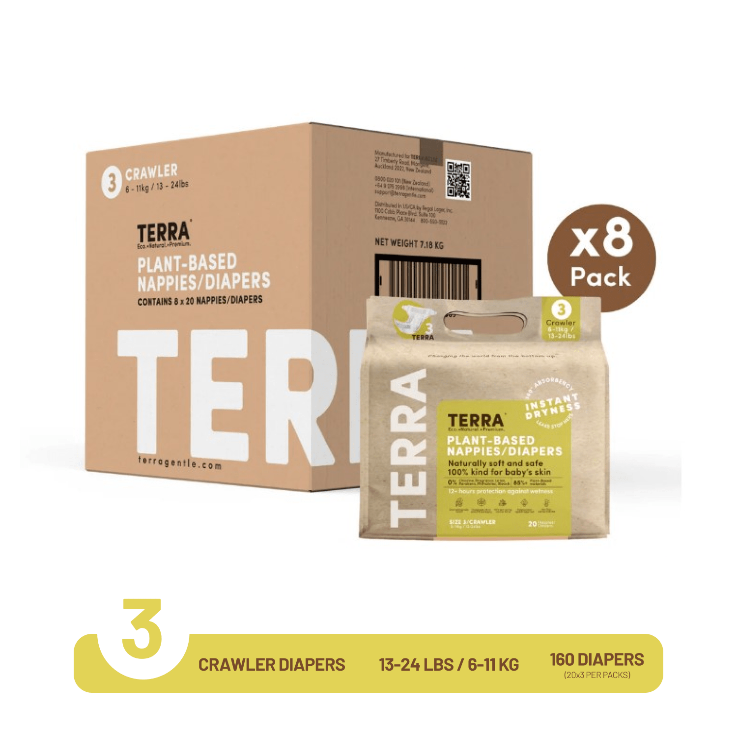 Terra Eco Premium Diaper - Terra Middle East