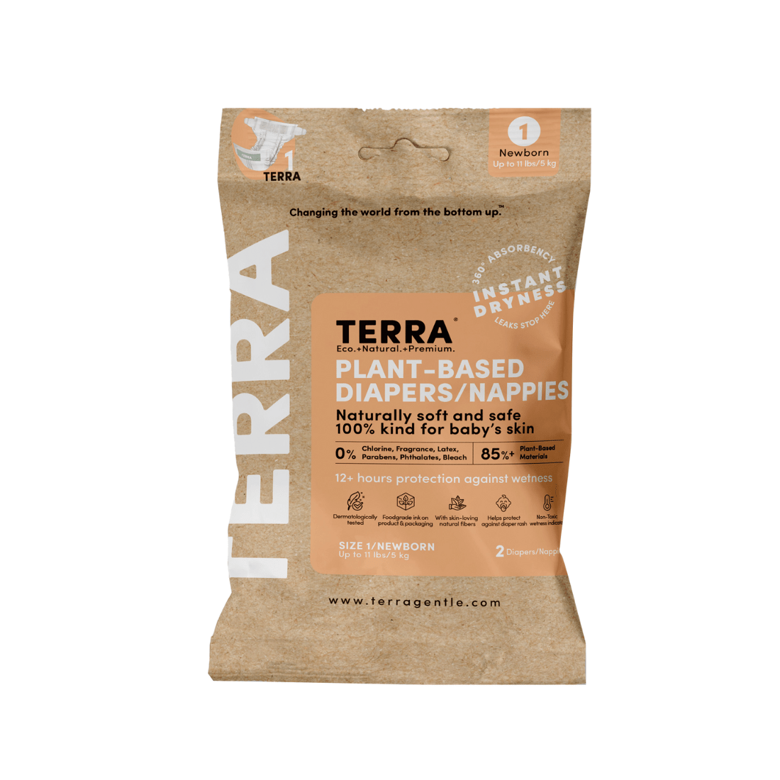 TERRA New Born Diaper Free sample - Terra Middle East