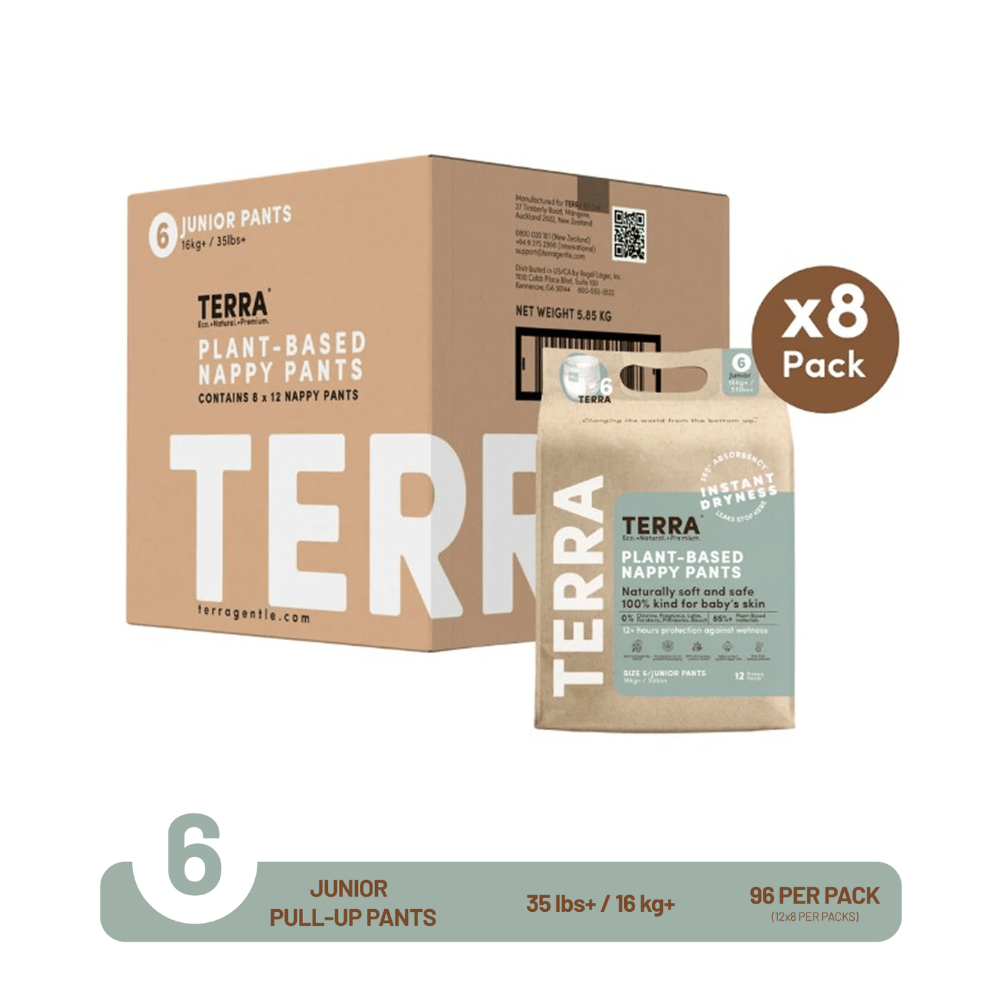 Terra Plant - Based Eco Premium Diaper Pants - Terra Middle East