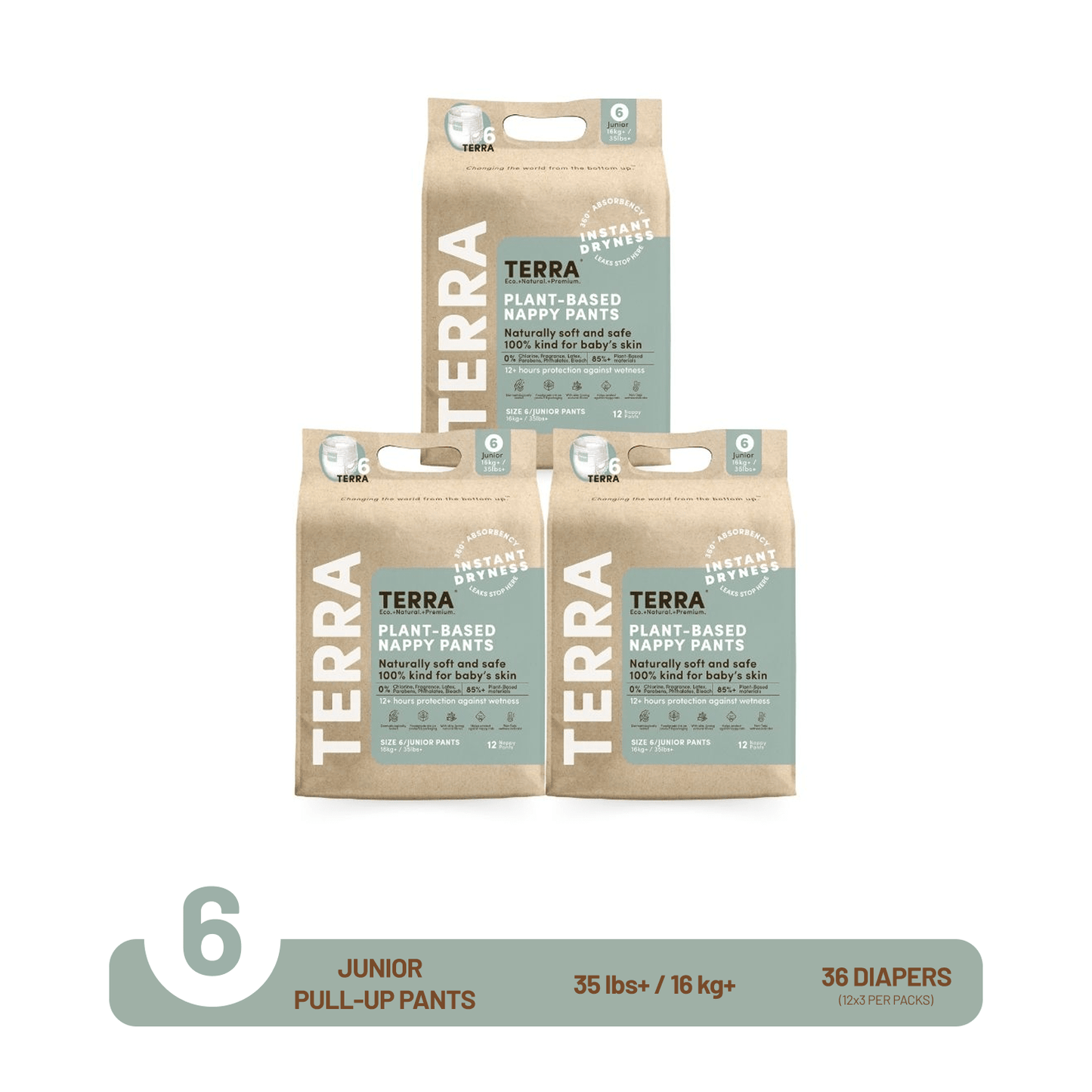 Terra Plant - Based Eco Premium Diaper Pants - Terra Middle East