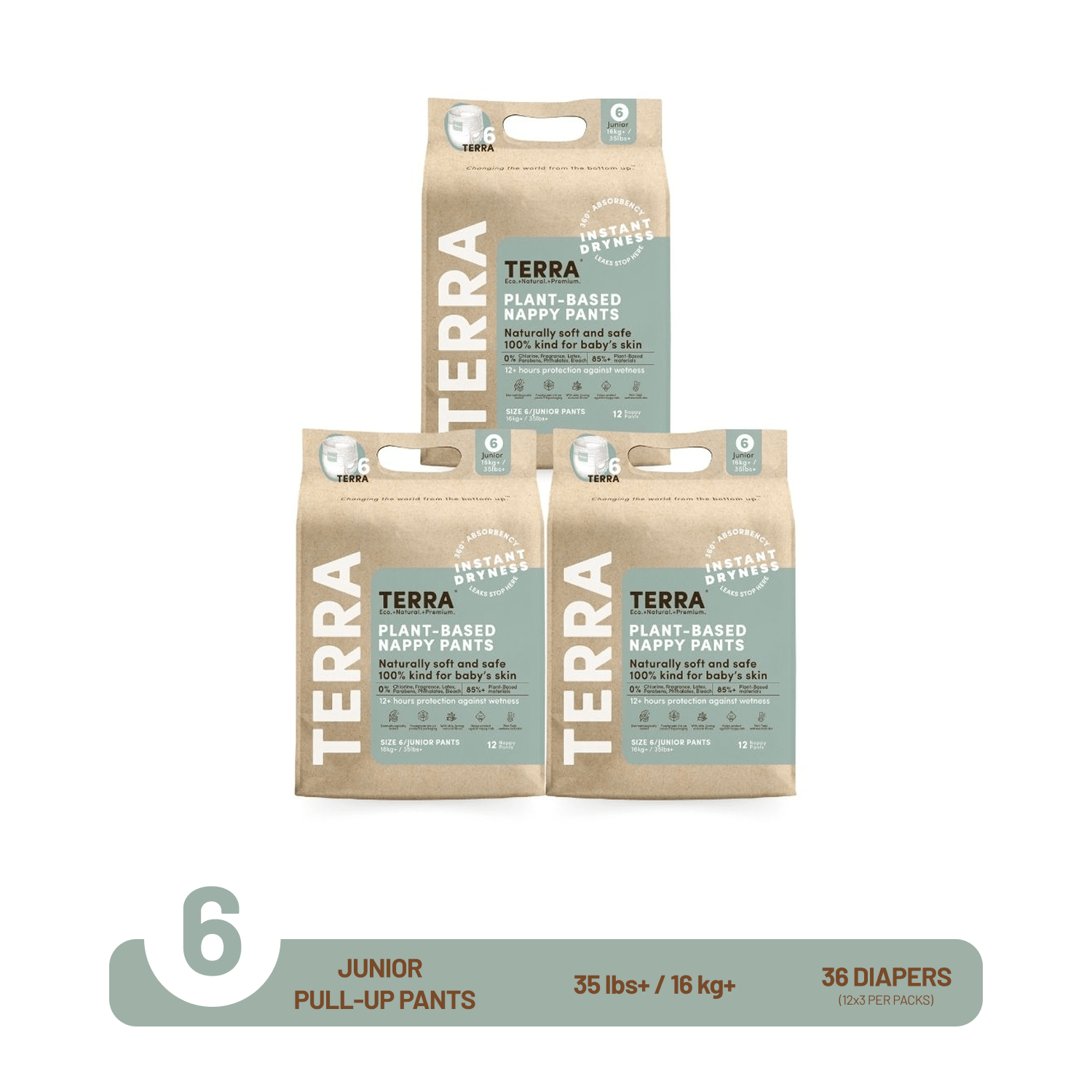 Terra Plant - Based Eco Premium Diaper Pants - Terra Middle East
