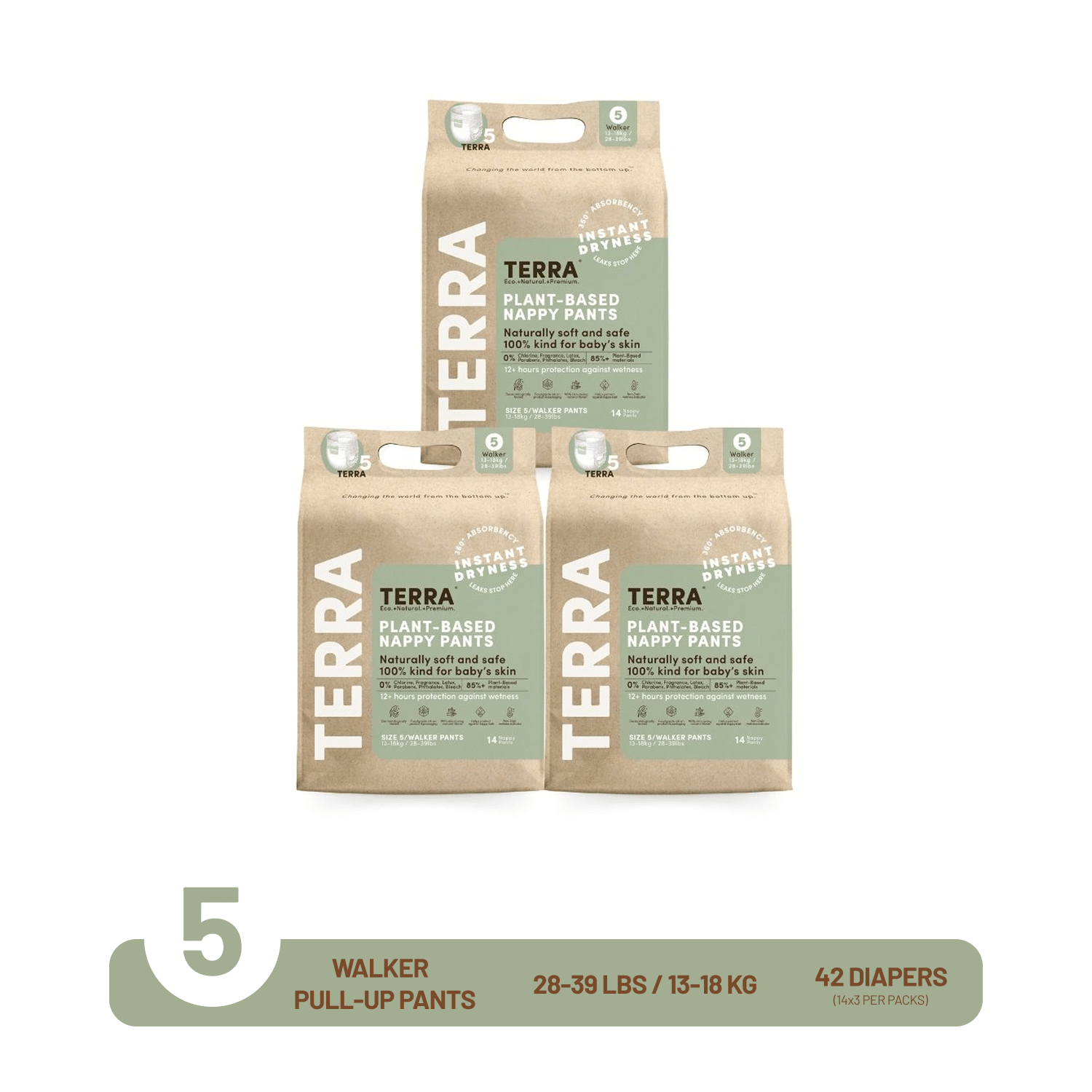 Terra Plant - Based Eco Premium Diaper Pants - Terra Middle East