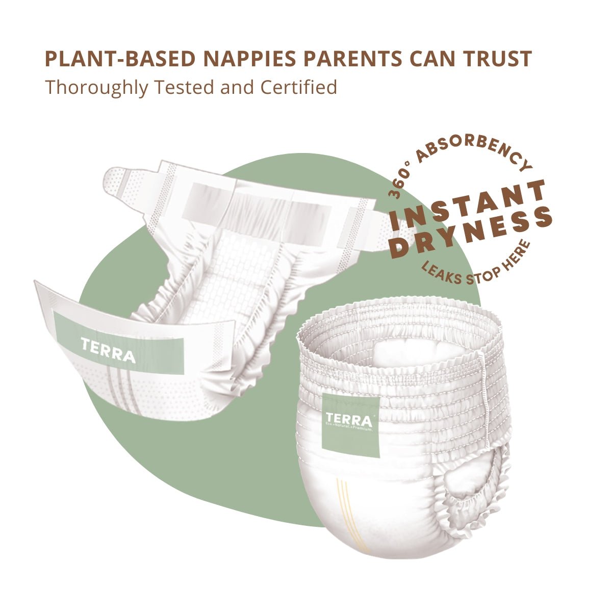 Terra Plant - Based Eco Premium Diaper Pants - Terra Middle East