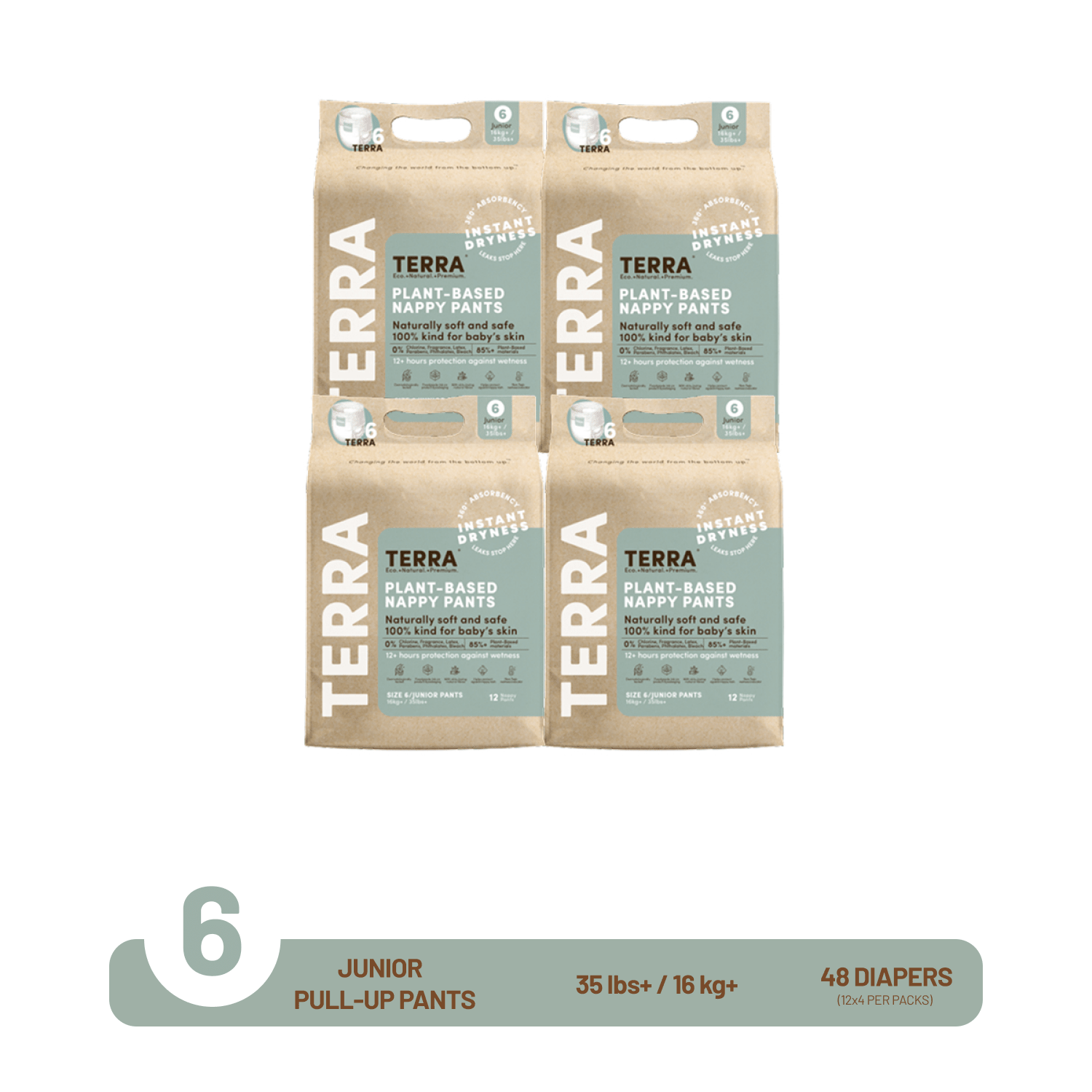 Terra Plant - Based Eco Premium Diaper Pants - Terra Middle East